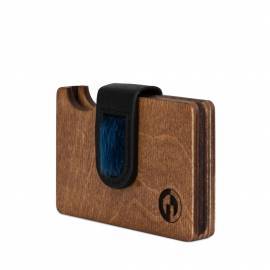 Boas - Wooden Card Holder, Blue