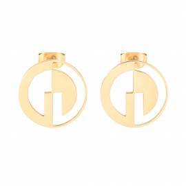 Great Greenland Logo Earrings - Gold