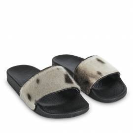 Manuel Sandal w. Natural Sealskin