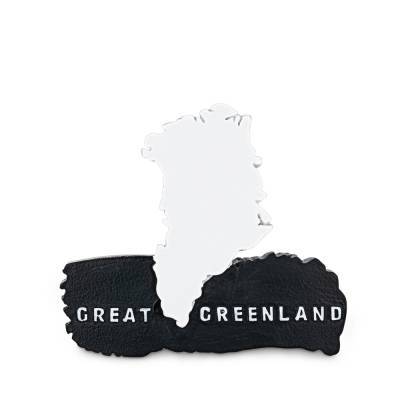 GG Resin Magnet m. Gr�nlandskort