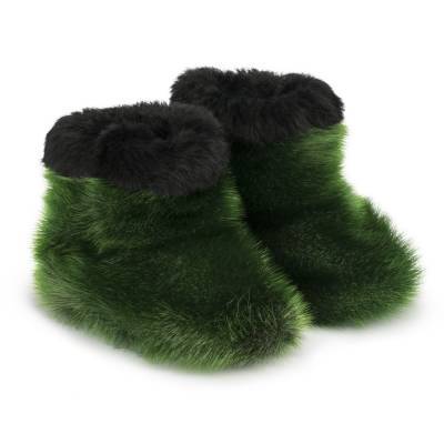 Kamii Children Slippers, Green