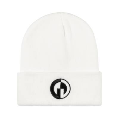 GG Knit Hat, White